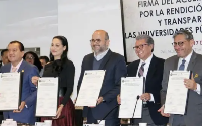 FIRMAN ACUERDO POR LA RENDICIÓN DE CUENTAS Y TRANSPARENCIA EN UNIVERSIDADES PÚBLICAS 